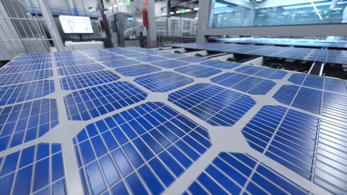 Photovoltaic cell production process